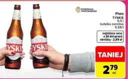 Carrefour Piwo Tyskie oferta