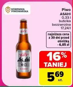 Carrefour Piwo ASAHI oferta