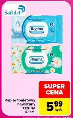 Carrefour Papier toaletowy nawilżany REGINA oferta