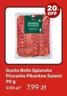 Biedronka Gusto Bello Spianata Piccante Pikantne Salami 90 g oferta