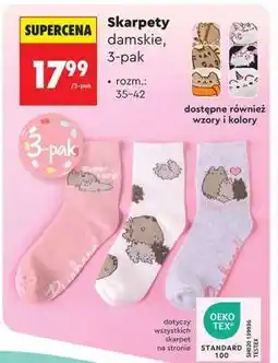 Biedronka Skarpety damskie, 3-pak oferta
