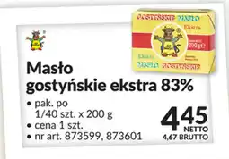 Makro Masło gostyńskie ekstra 83% oferta