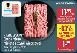 ALDI Chude mięso mielone z szynki wieprzowej oferta
