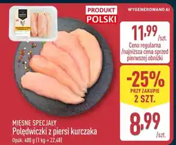 ALDI Miesne Specjały Polędwiczki z piersi kurczaka oferta