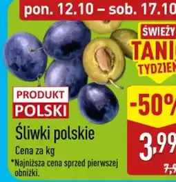 ALDI Śliwki polskie oferta
