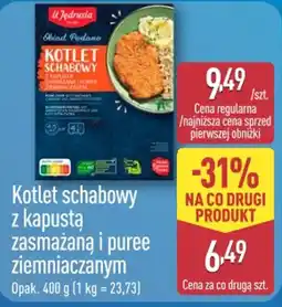 ALDI Kotlet schabowy z kapustą zasmażaną i puree ziemniaczanym oferta
