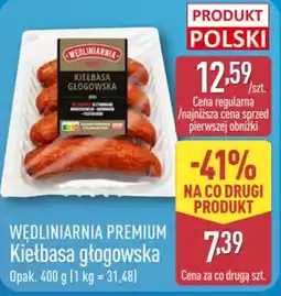 ALDI Wędliniarnia Premium Kiełbasa głogowska oferta