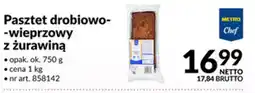 Makro Pasztet drobiowo-wieprzowy z żurawiną Metro Chef oferta