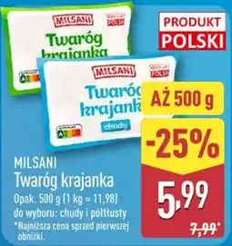 ALDI MILSANI Twaróg krajanka oferta