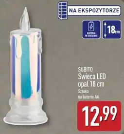 ALDI Świeca LED opal 18 cm oferta