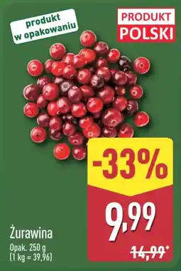 ALDI Żurawina oferta