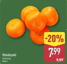 ALDI Mandarynki oferta