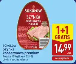 ALDI Sokołów Szynka konserwowa premium oferta