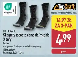 ALDI Top Craft Skarpety robocze damskie/męskie oferta