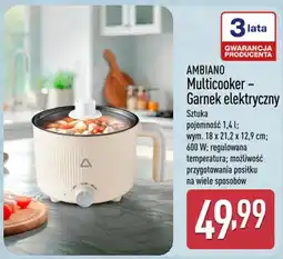 ALDI Ambiano Multicooker - Garnek elektryczny oferta