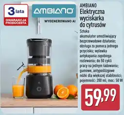 ALDI Elektryczna wyciskarka do cytrusów Ambiano oferta