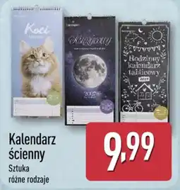 ALDI Kalendarz ścienny Sztuka różne rodzaje oferta