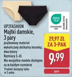 ALDI Majtki damskie up2fashion oferta