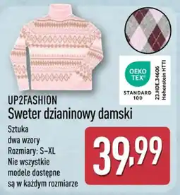 ALDI Sweter dzianinowy damski UP2FASHION oferta