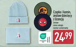 ALDI Czapka i komin, zestaw dziecięcy z licencją oferta