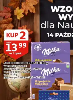 Auchan Alpejskie Mleczko Milka oferta