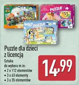 ALDI Puzzle dla dzieci z licencją oferta