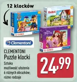 ALDI Clementoni Puzzle klocki oferta