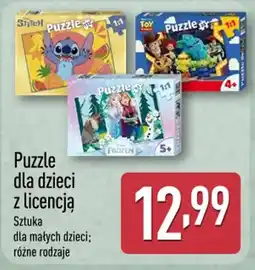 ALDI Puzzle dla dzieci z licencją oferta