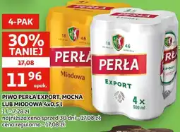 Auchan Piwo Perła Export, Mocna lub Miodowa oferta