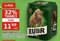 Auchan Piwo Żubr oferta