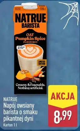 ALDI NATRUE Napój owsiany barista o smaku pikantnej dyni oferta