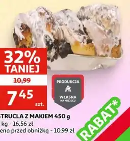 Auchan Strucla z makiem oferta