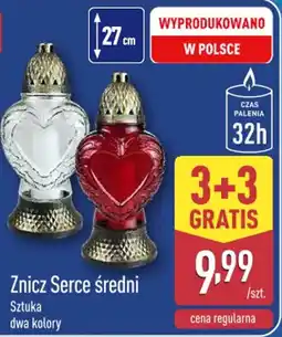 ALDI Znicz Serce średni oferta