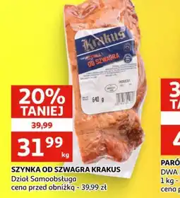 Auchan Szynka od Szwagra Krakus oferta