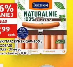 Auchan Parówki Naturalnie z Szynki Tarczyński oferta