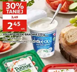 Auchan Jogurt Grecki Bakoma oferta