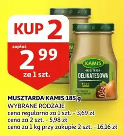 Auchan Musztarda Kamis Delikatesowa oferta