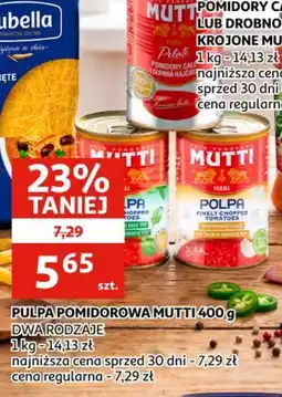 Auchan Pulpa pomidorowa Mutti oferta