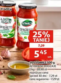 Auchan Sos Łowicz Spaghetti oferta