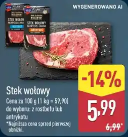 ALDI Stek wołowy oferta