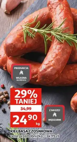 Auchan Kiełbasa Czosnkowa oferta