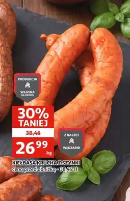 Auchan Kiełbasa Krugha z Szynki oferta
