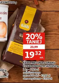 Auchan Kawa Mielona o Smaku Cynamonowym Sati oferta