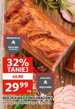 Auchan Boczek Wędzony Parzony oferta