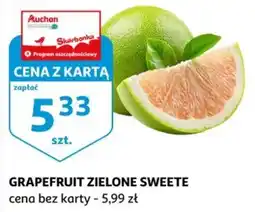 Auchan Grapefruit Zielone Sweete oferta