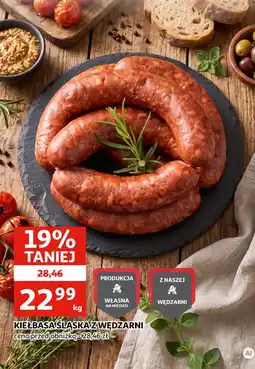 Auchan Kiełbasa Śląska z Wędzarni oferta