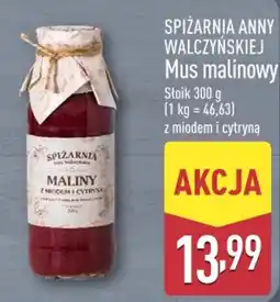 ALDI Spiżarnia Anna Walczyńskiej Mus malinowy oferta