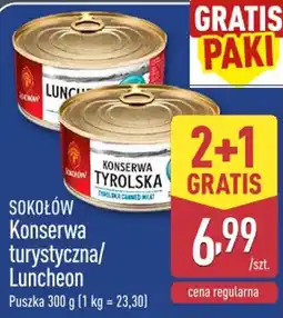 ALDI Sokołów Konserwa turystyczna/Luncheon oferta