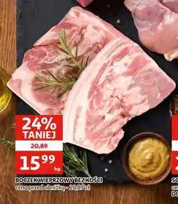 Auchan Boczek wieprzowy bez kości oferta