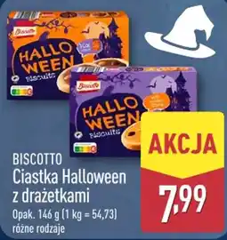 ALDI Biscotto Ciastka Halloween z drażetkami oferta